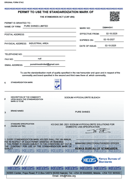 20251002 Bleach KEBS Certificate-01